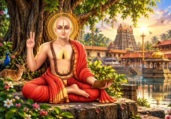 Saint Beneath the Banyan Temple